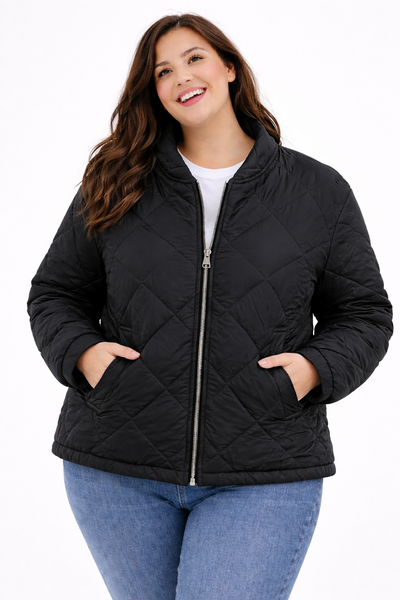 PS JAS 'GEWATTEERD' | ZWART (PRE ORDER 19-2)