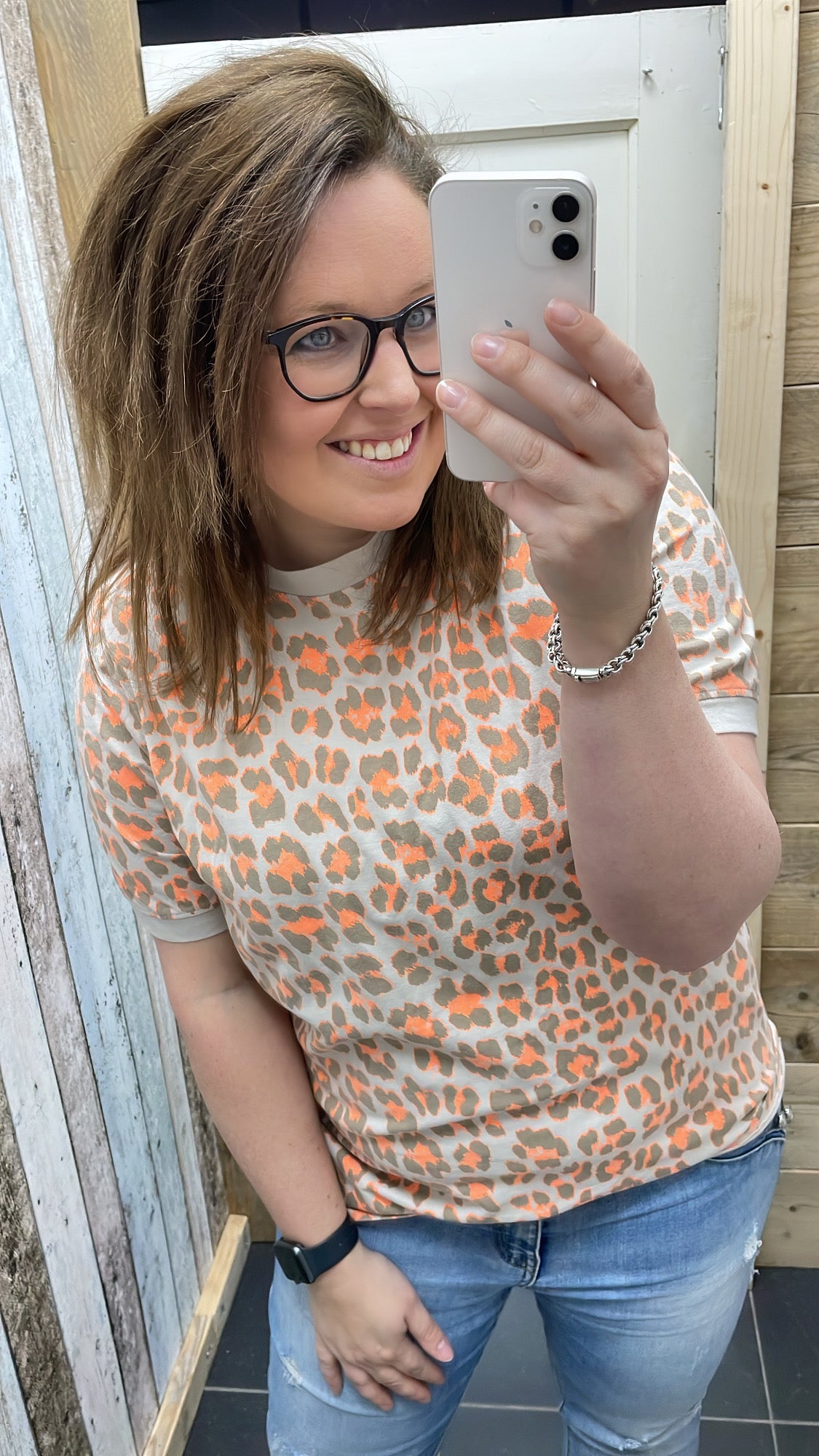 TOP 'NEON PANTER' | ORANJE