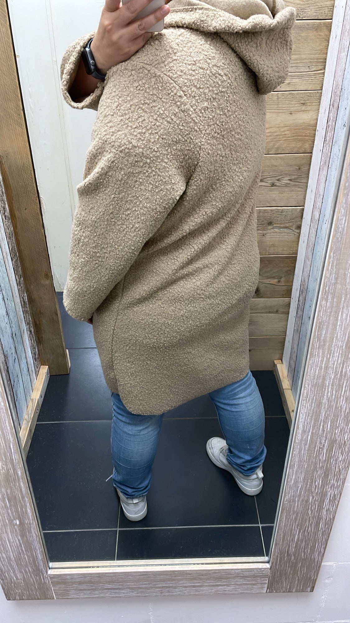 PS VEST 'TEDDY EMBLEEM' | TAUPE