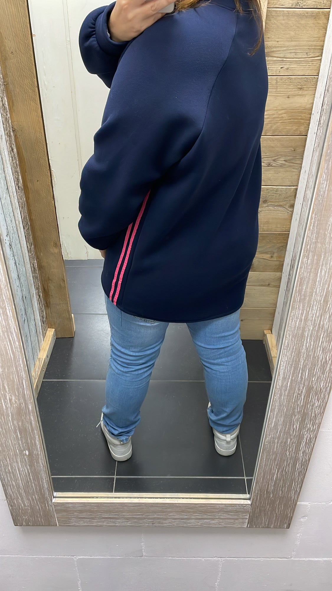 PS TRUI 'BIES EMBLEEM' | DONKERBLAUW