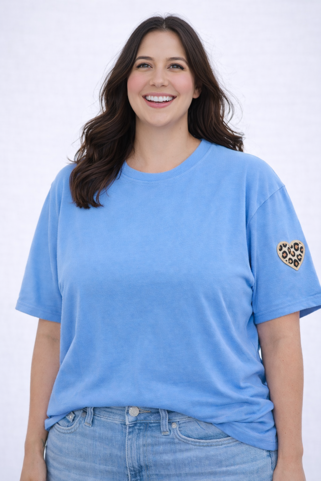 PS TOP ‘HARTJE' | BLAUW