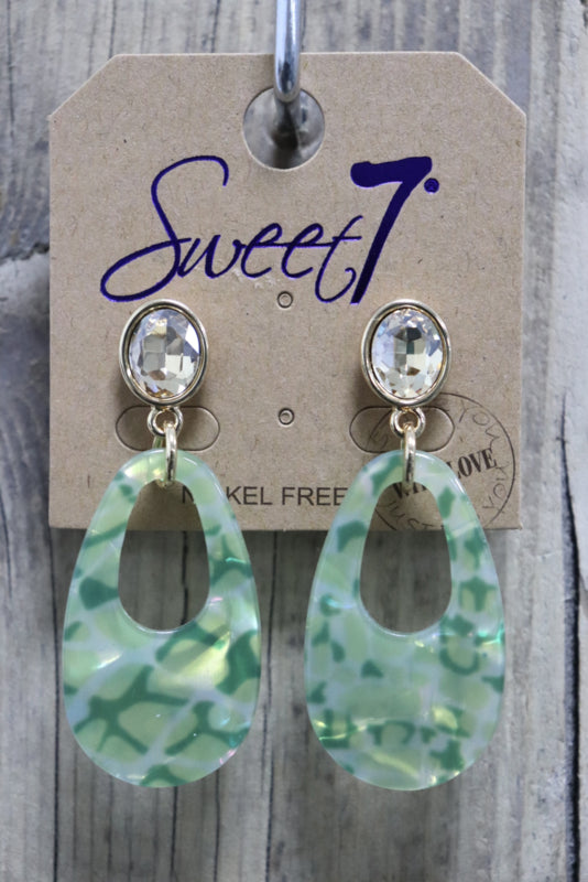 OORBELLEN ‘SWEET 7’ | GROEN