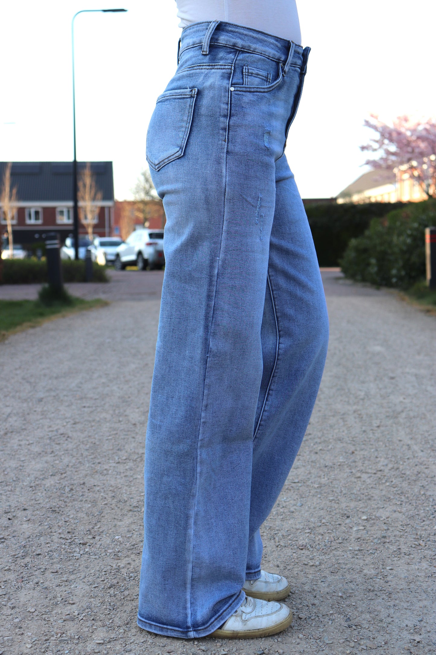 GOODIES 'WIDE LEG' | JEANS (DAMAGE)
