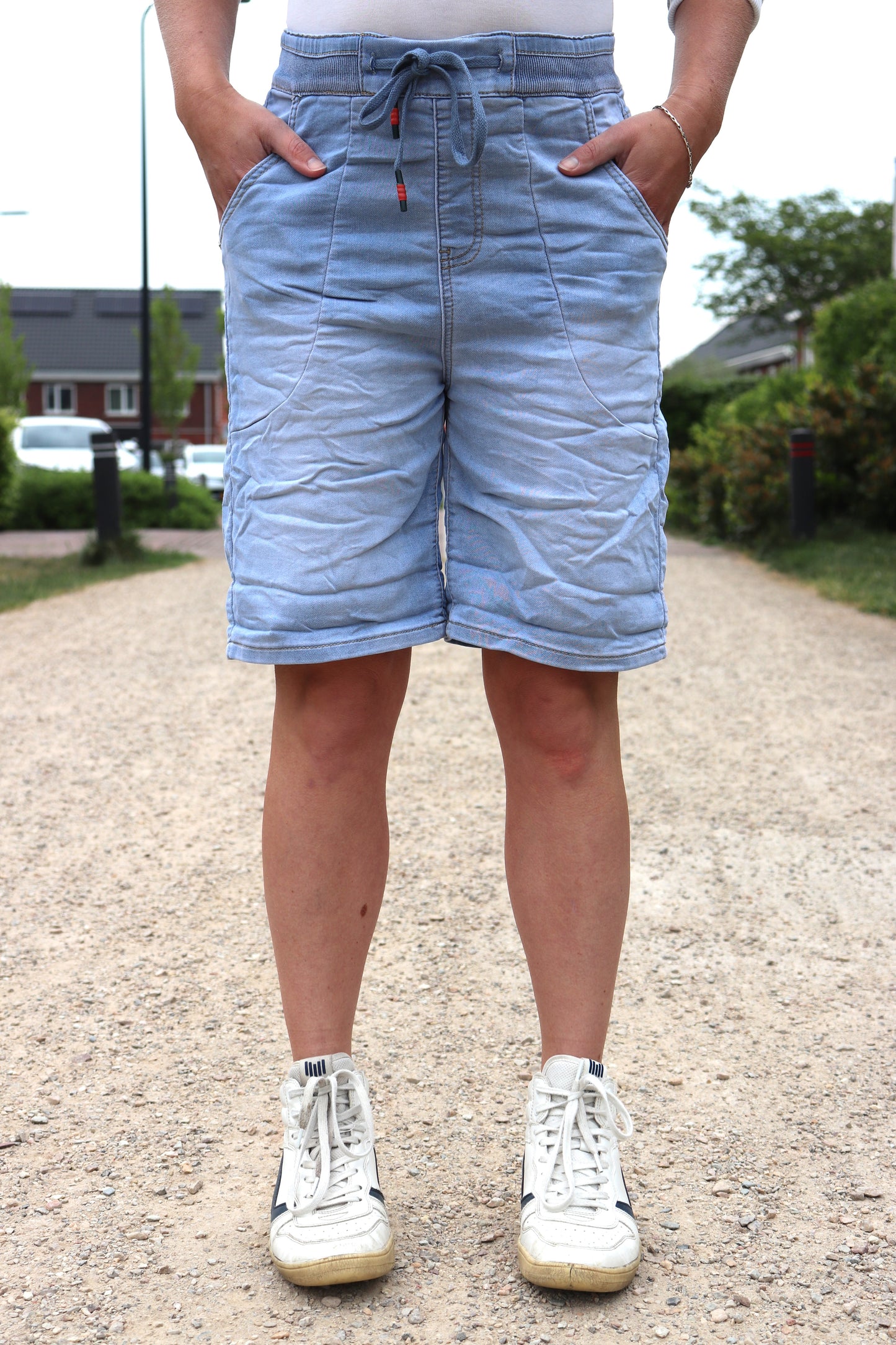KAROSTAR KORTE BROEK 'KOORD' | JEANS