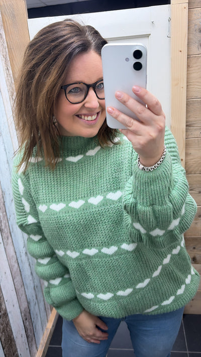 PS TRUI 'HARTJES' | ZACHTGROEN