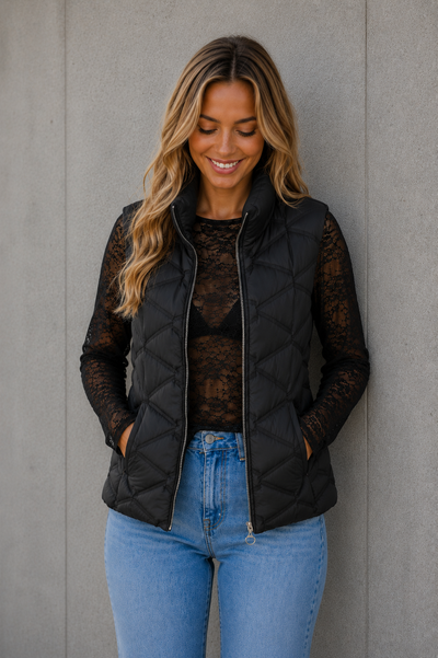 BODYWARMER | ZWART