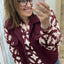 TEDDY GILET | BORDEAUX