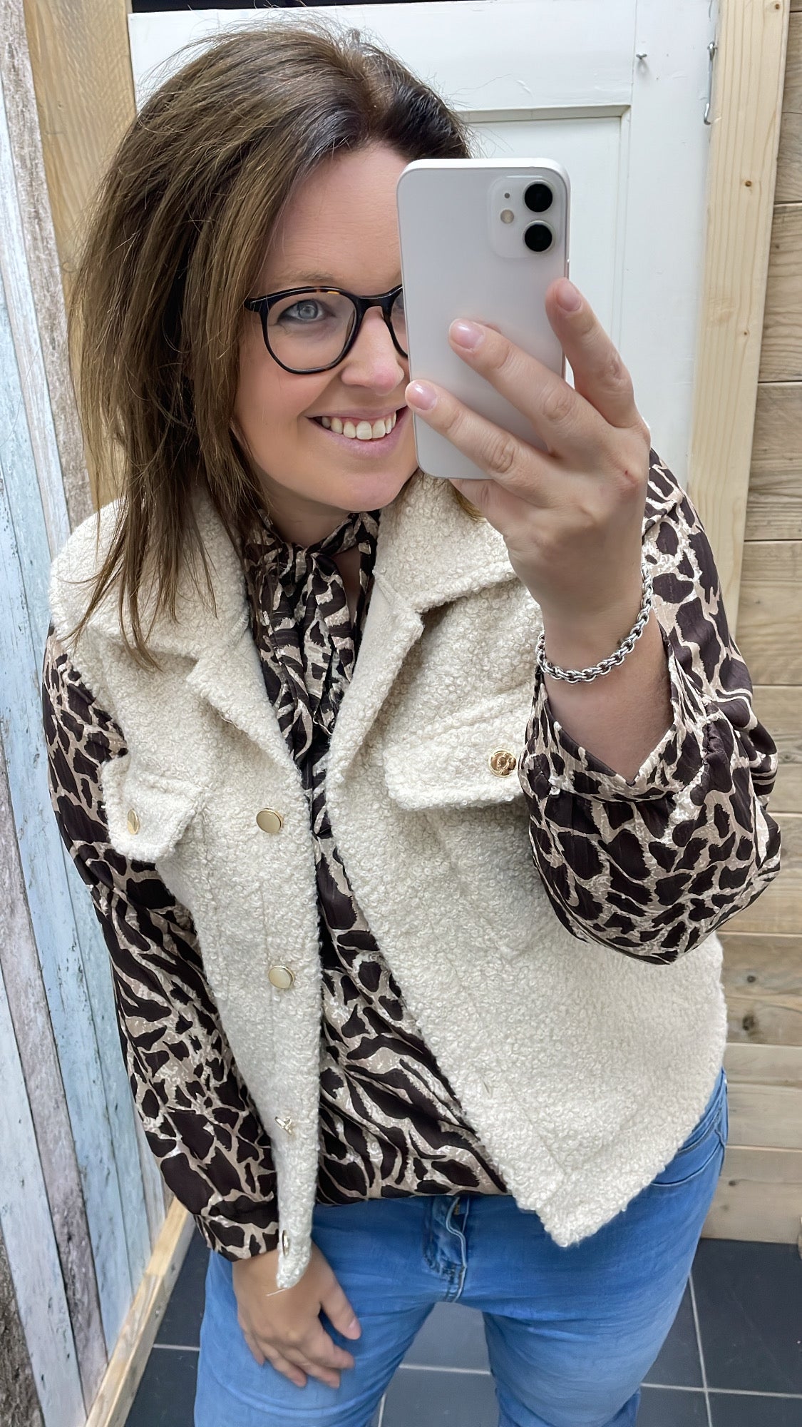 BLOUSE 'STRIK' | BRUIN