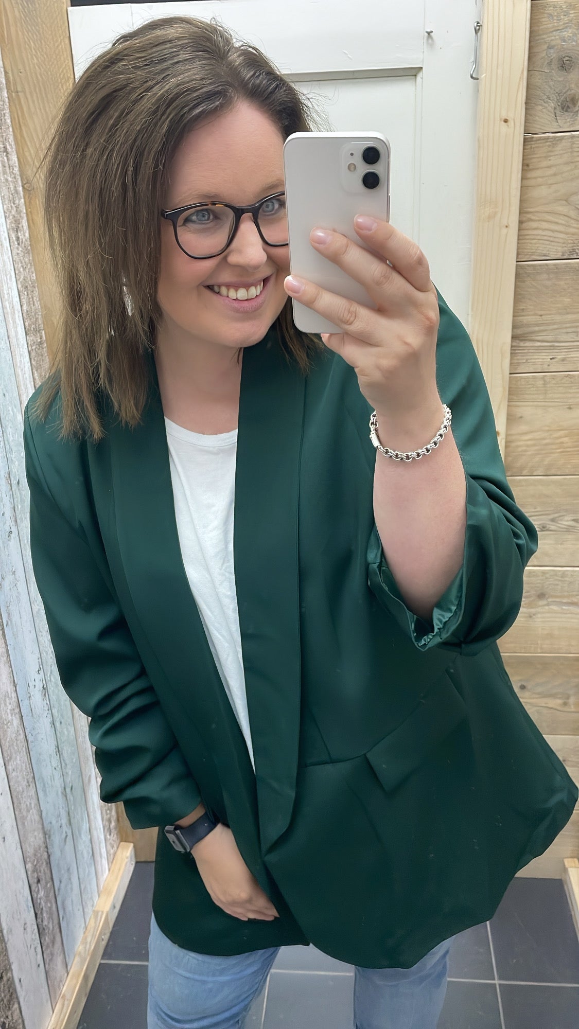 PS BLAZER | DONKERGROEN