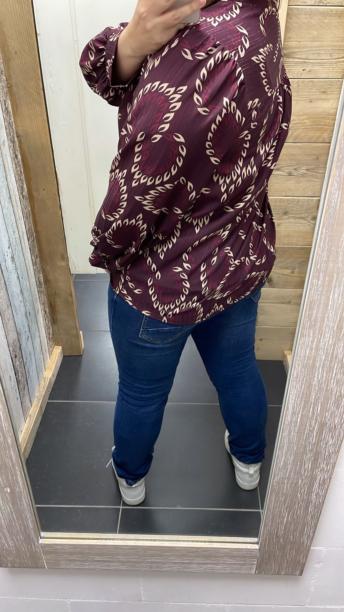 BLOUSE 'GREET' | AUBERGINE