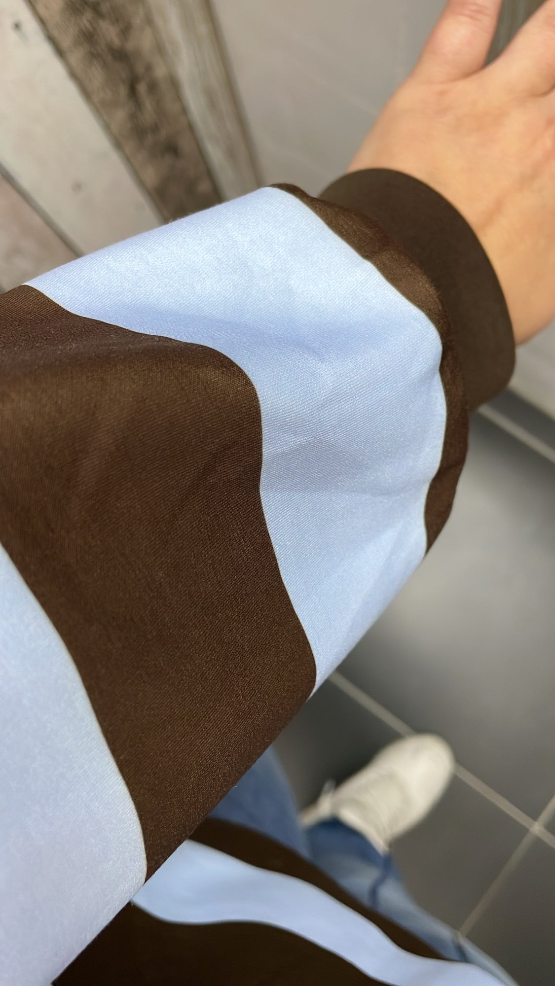 PS TRUI 'STREPEN ZIPPER' | BLAUW