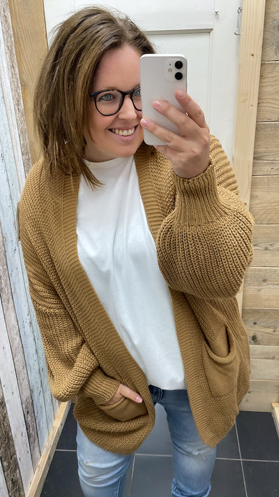 PS VEST ‘KORT’ | LICHT CAMEL