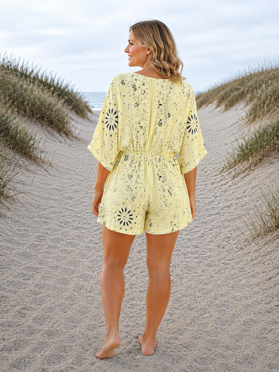 PS JUMPSUIT 'BOHO' | GEEL