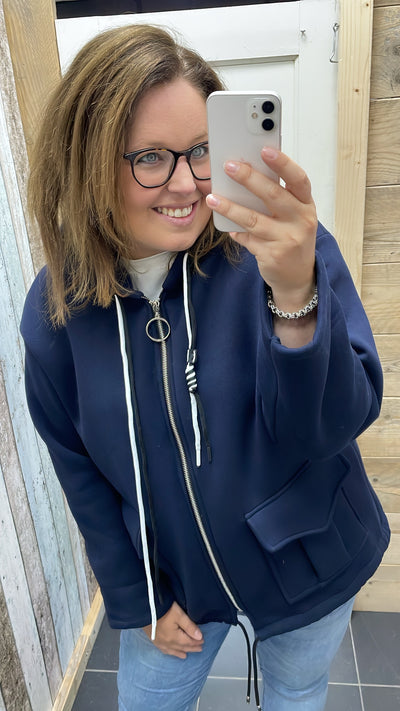 PS VEST 'KOORD' | BLAUW