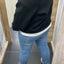 PS VEST 'TEDDY KNOOP' | ZWART
