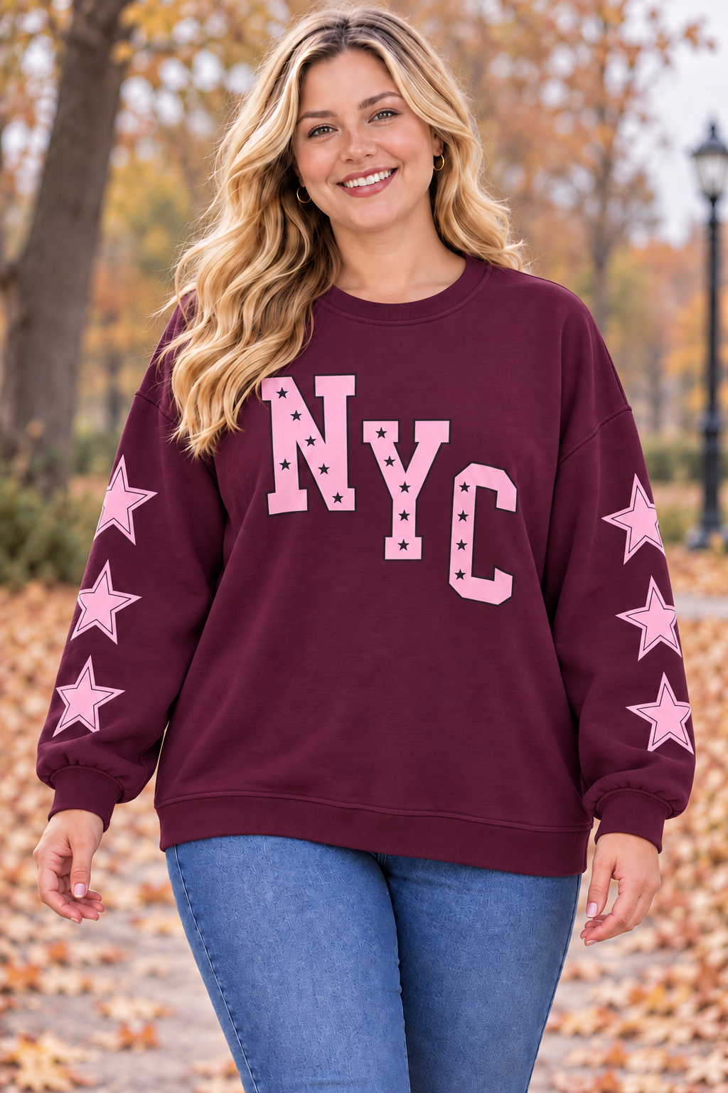 PS TRUI 'NYC STARS' | BORDEAUX