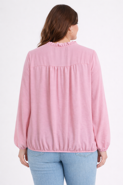 PS BLOUSE 'ELASTIEK' | LICHTROZE