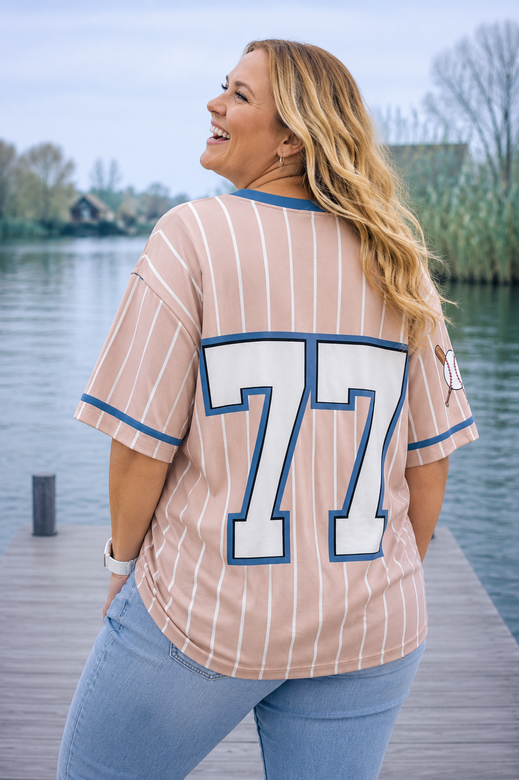 PS TOP 'BASEBALL' | BEIGE