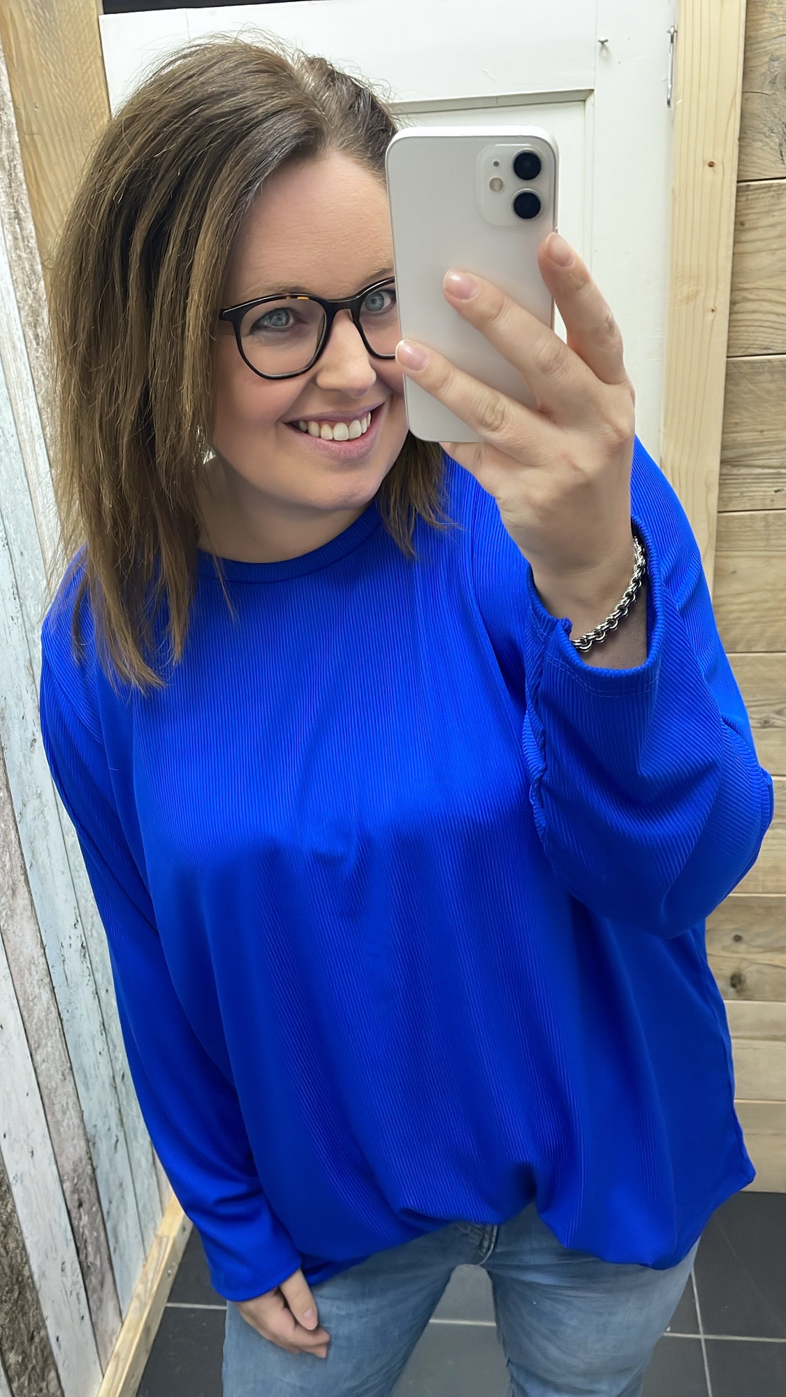 PS LONGSLEEVE 'RIBBEL' | KOBALT