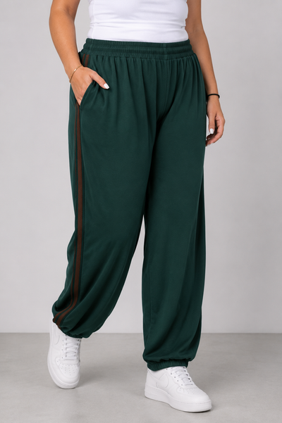 PS BROEK 'BIES' | DONKERGROEN