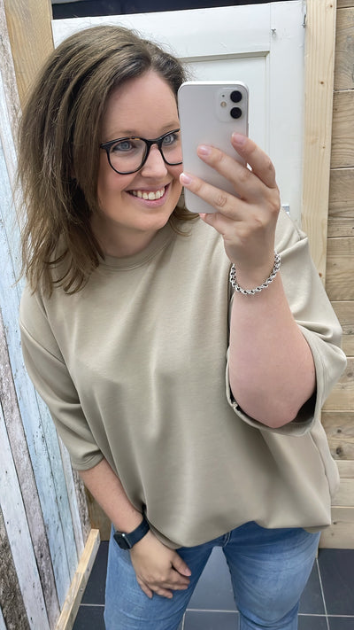 PS TOP 'LA BACK' | TAUPE