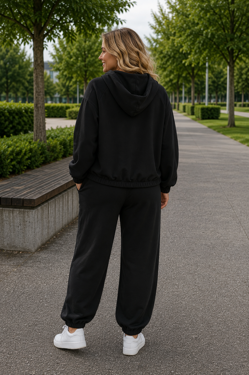 PS JOGGINGPAK 'KOORDJE' | ZWART
