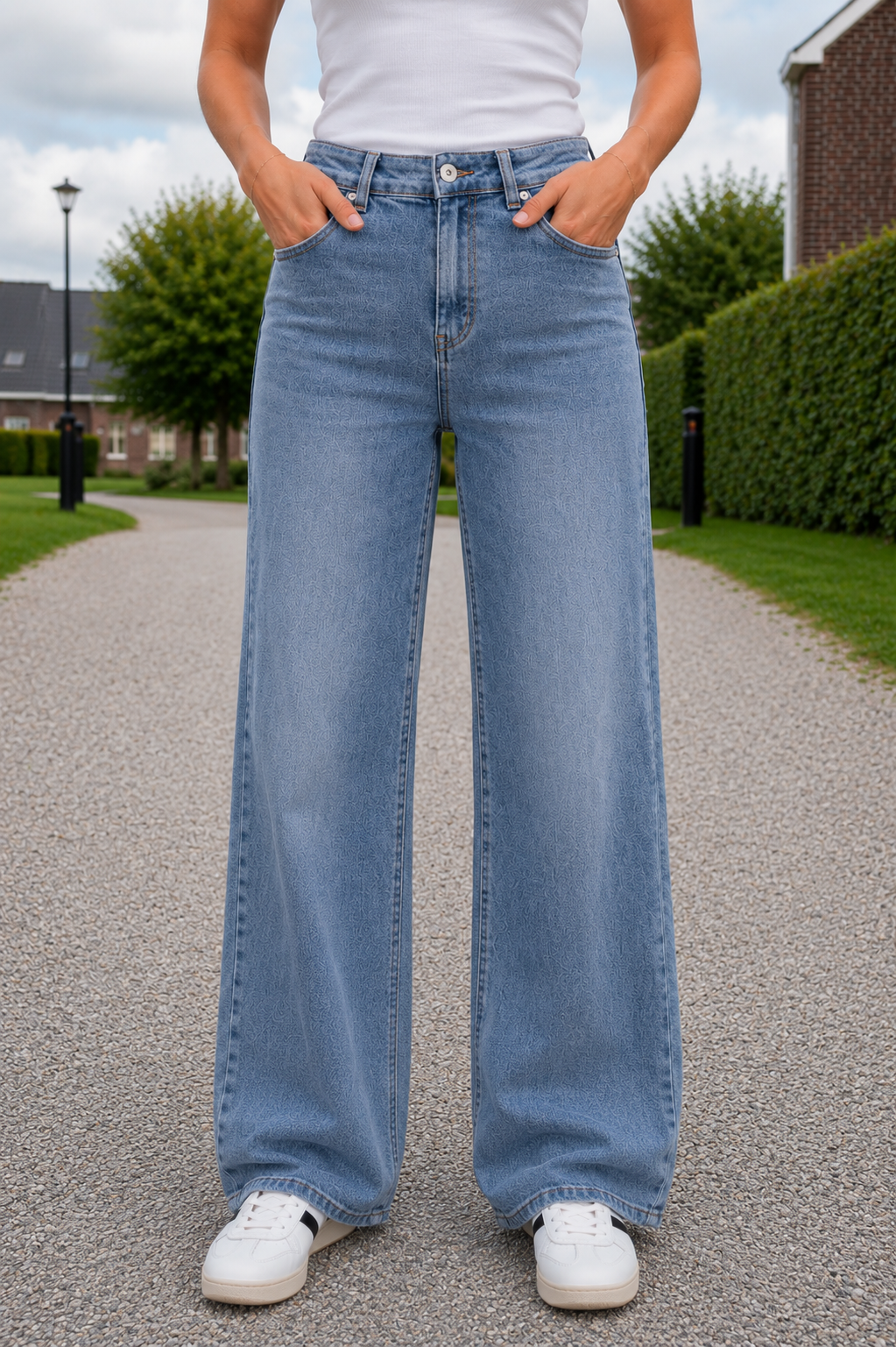 GOODIES 'WIDE LEG' | LICHT DONKER (DJ2511/DJ2512)