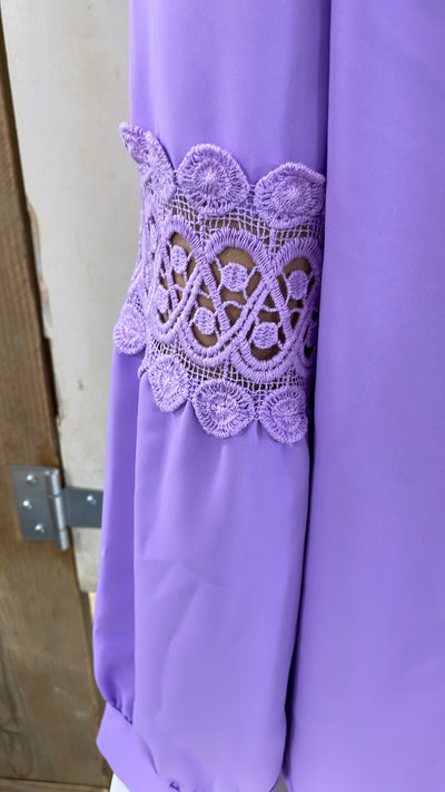 BLOUSE 'KANT MOUW' | LILA