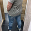 PS T-SHIRT ‘CC' | TAUPE/GRIJS