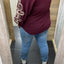 BLOUSE 'BORDUURSEL' | BORDEAUX