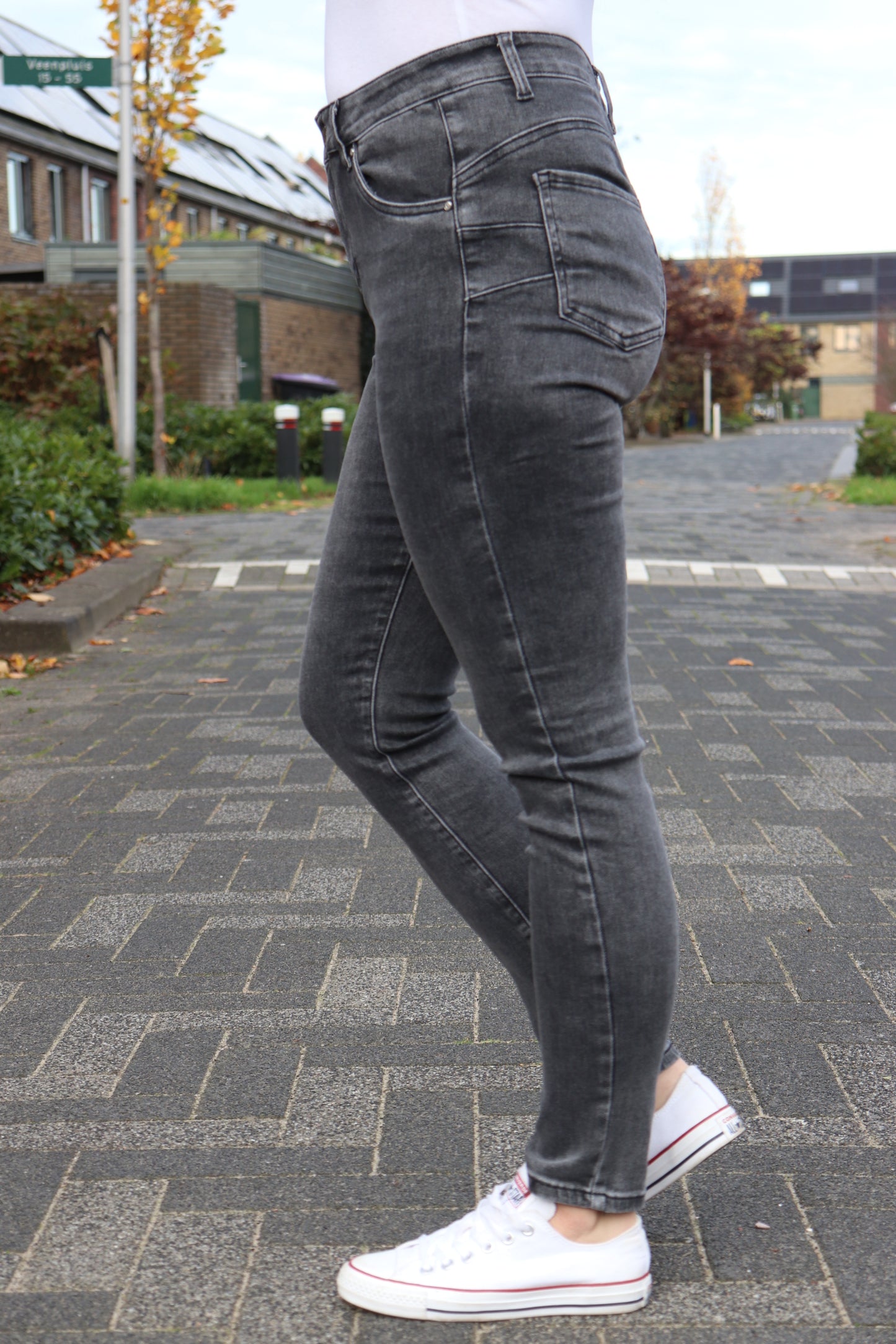 GOODIES 'JEANS RITS' | DONKERGRIJS