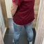 PS T-SHIRT ‘CC' | BORDEAUX