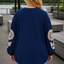 PS BLOUSE 'BORDUURSEL' | NAVY