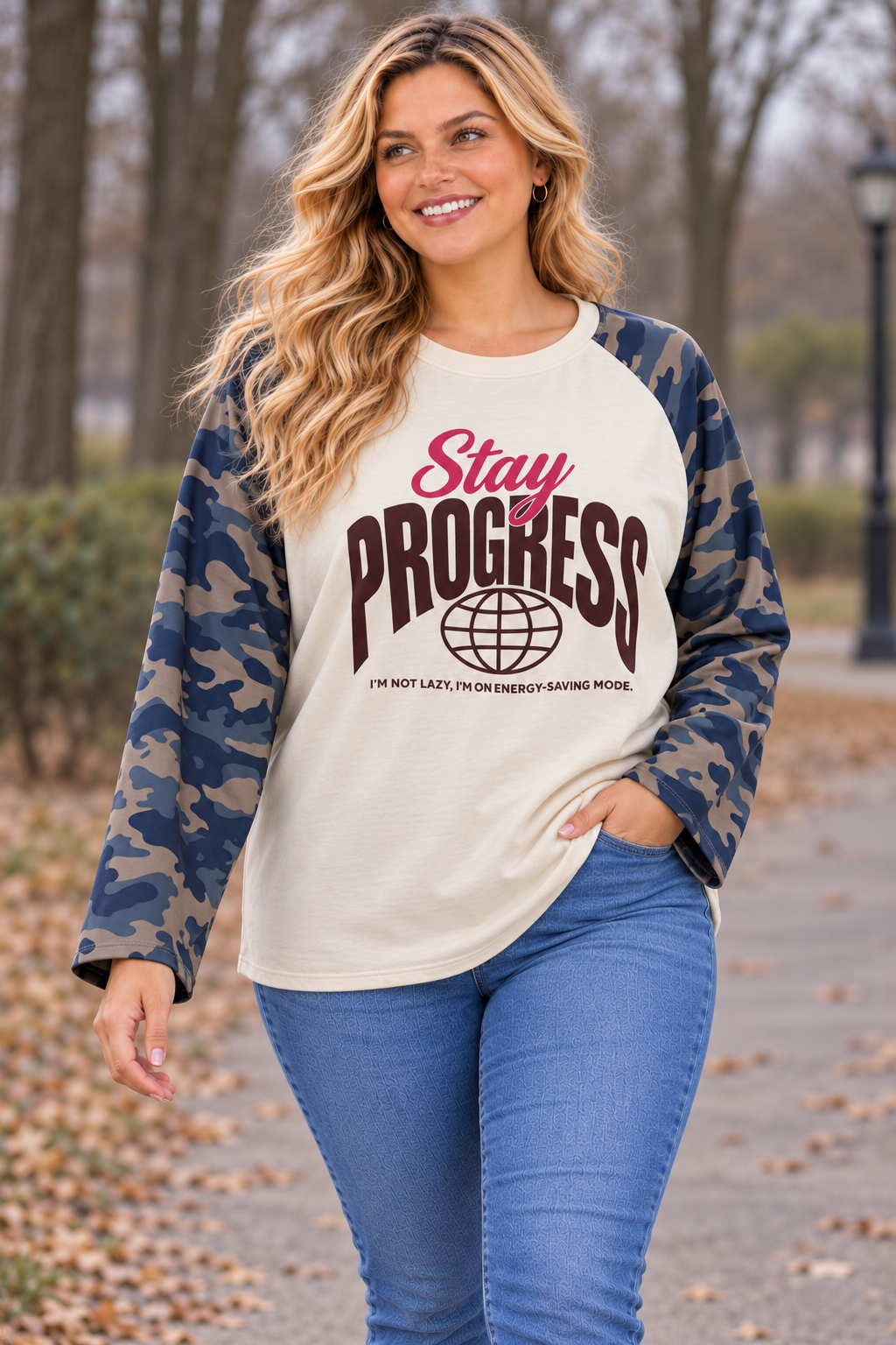 PS TRUI 'STAY PROGRESS' | BLAUW