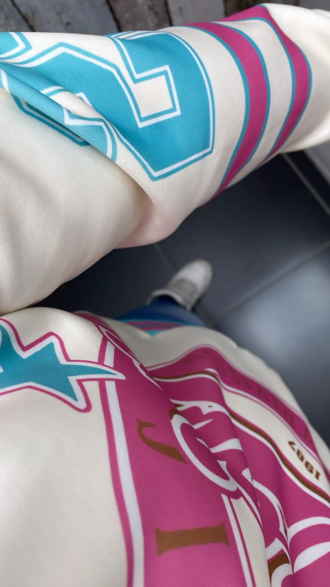 PS HOODIE 'BASEBALL' | FUCHSIA