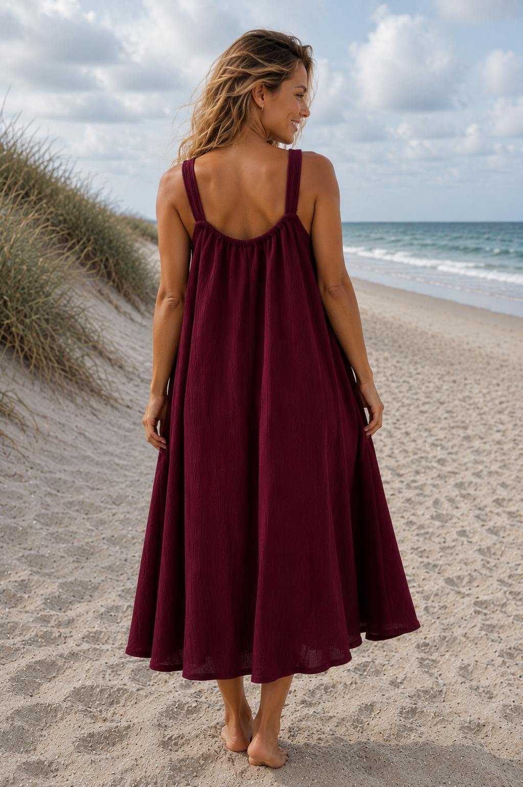 PS JURK 'GLITTER/KRALEN' | BORDEAUX
