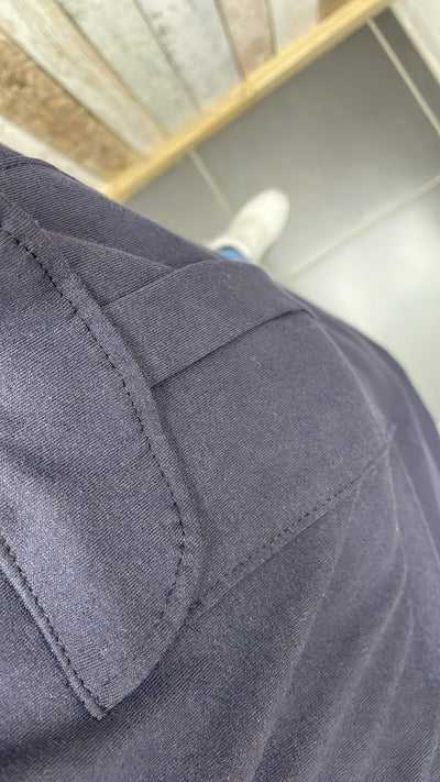 PS T-SHIRT ‘POCKET' | DONKERBLAUW