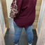 PS BLOUSE ‘BORDUURSEL TOUW’ | BORDEAUX