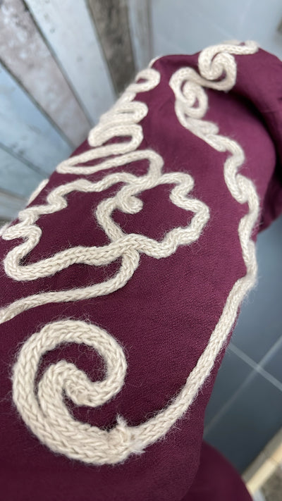 PS BLOUSE ‘BORDUURSEL TOUW’ | BORDEAUX