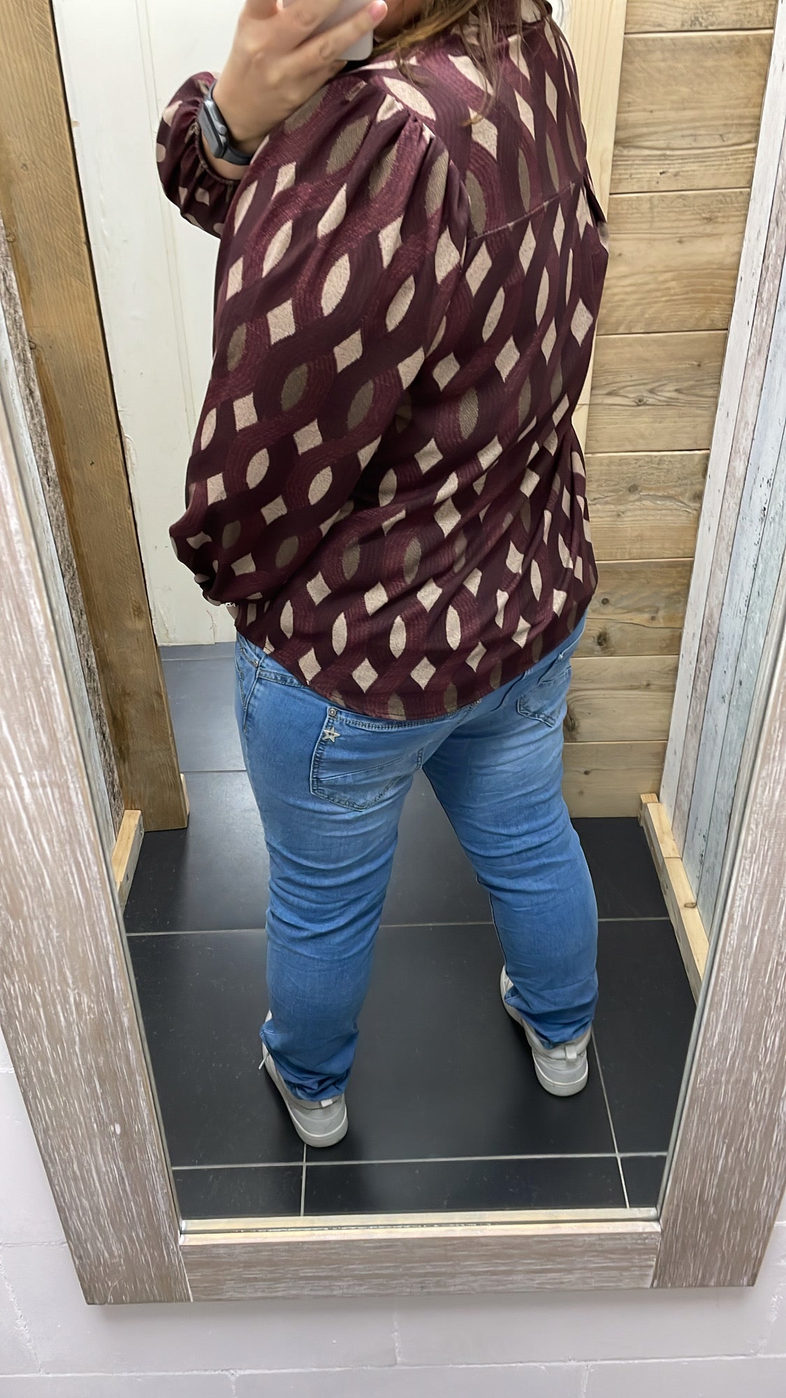 BLOUSE 'GABY' | BORDEAUX