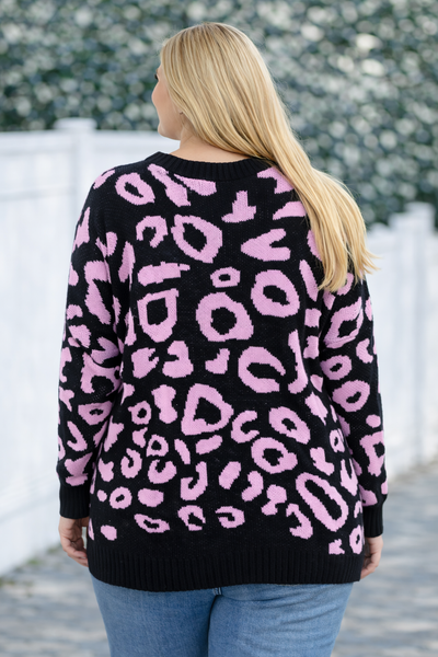PS TRUI ‘PANTER’ | ZWART/ROZE