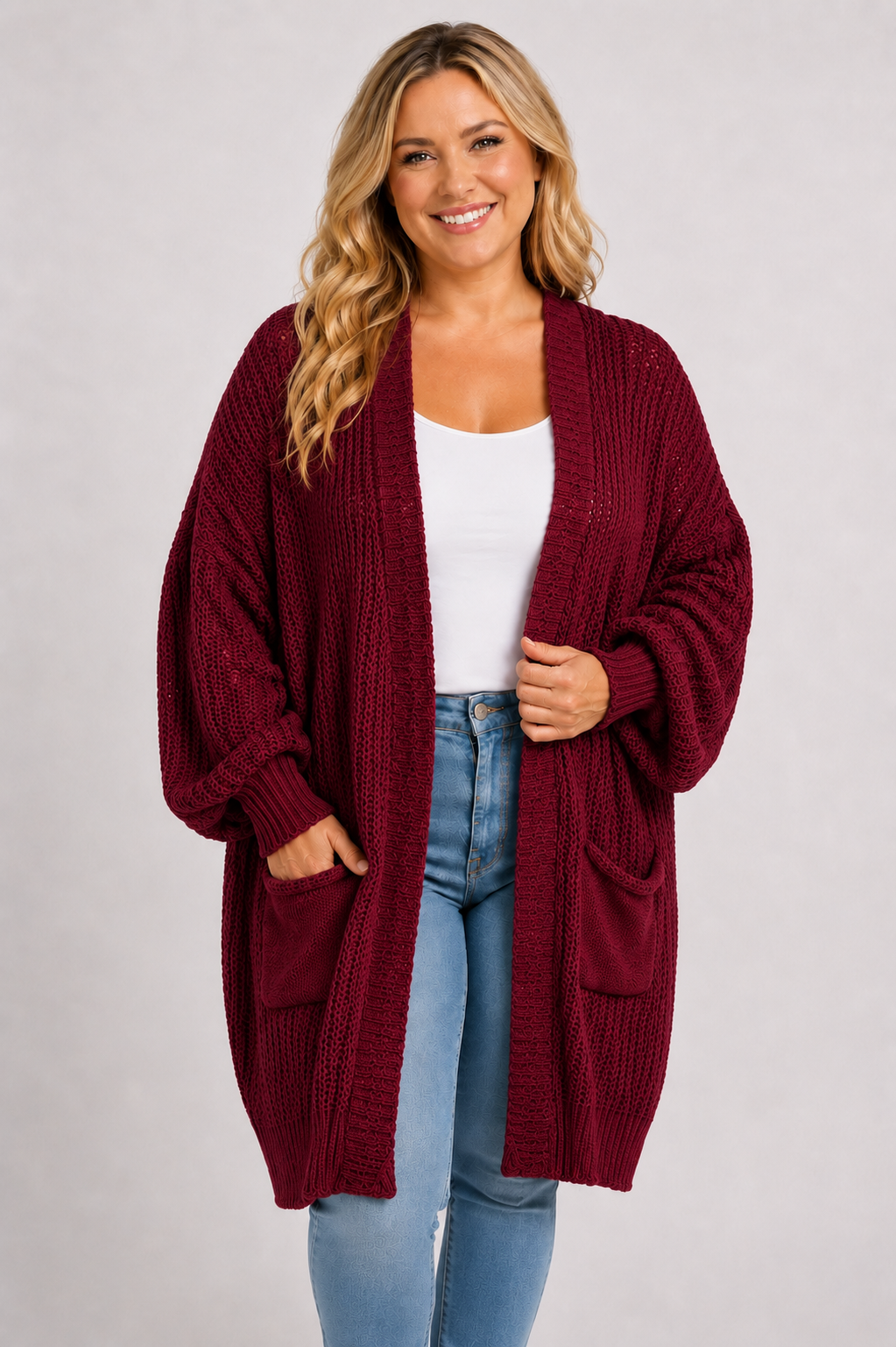 PS VEST 'POFMOUW' | BORDEAUX