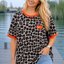 PS TOP 'PANTER NEON' | ORANJE