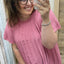 PS BLOUSE 'PLISSÉ' | ROZE