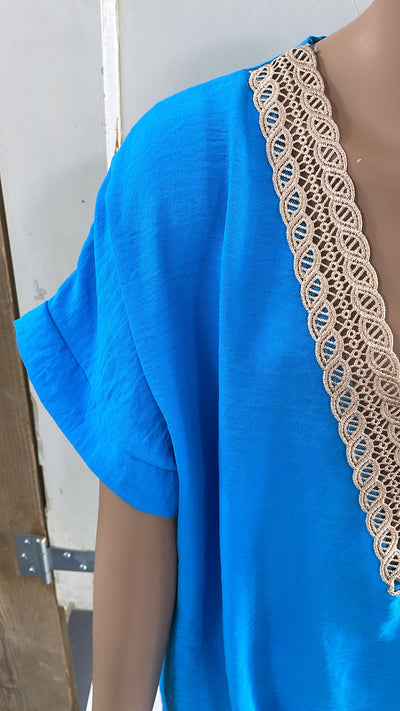 TOP 'KNOOP' | BLAUW