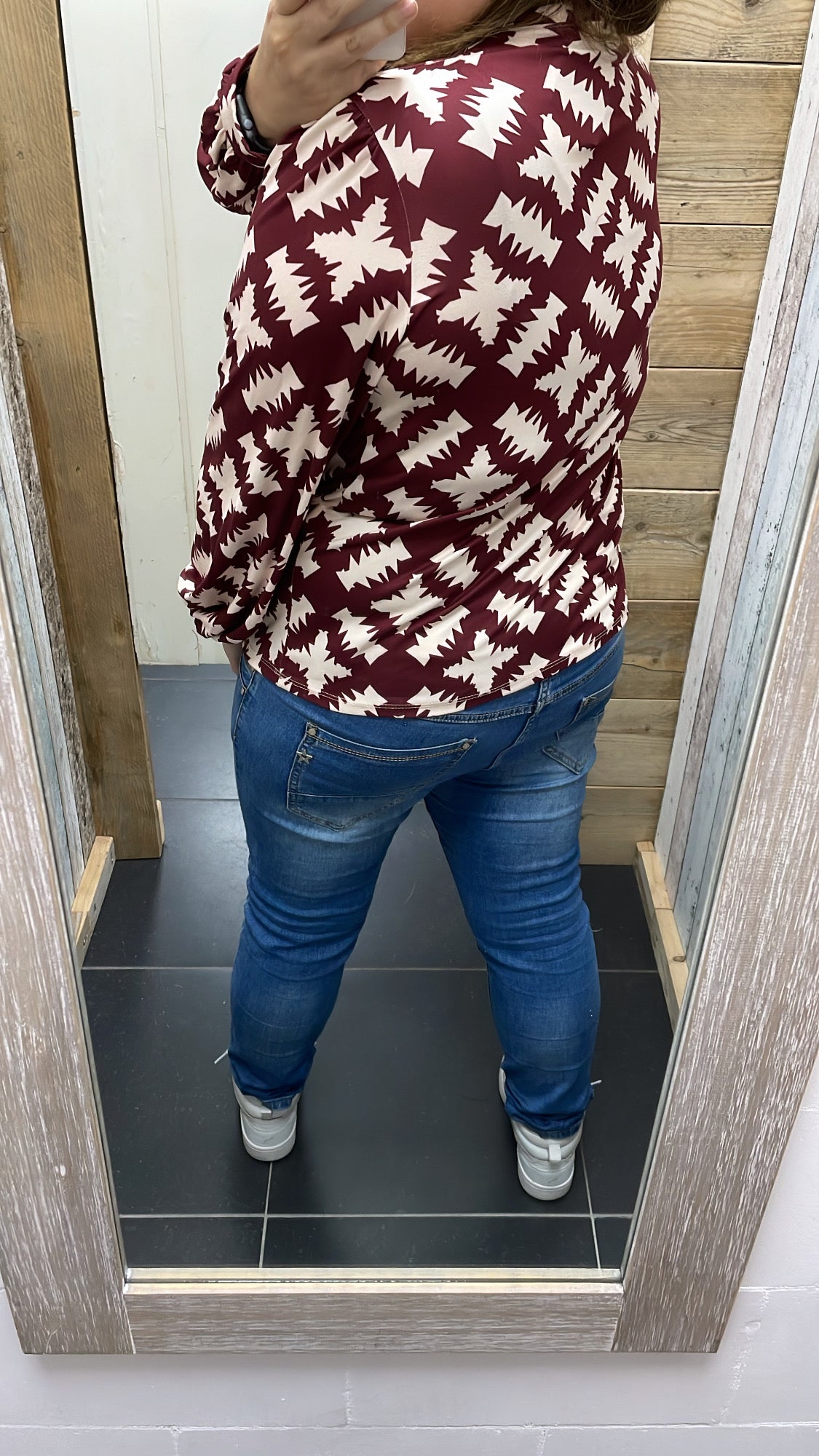 BLOUSE 'CELINE' | BORDEAUX