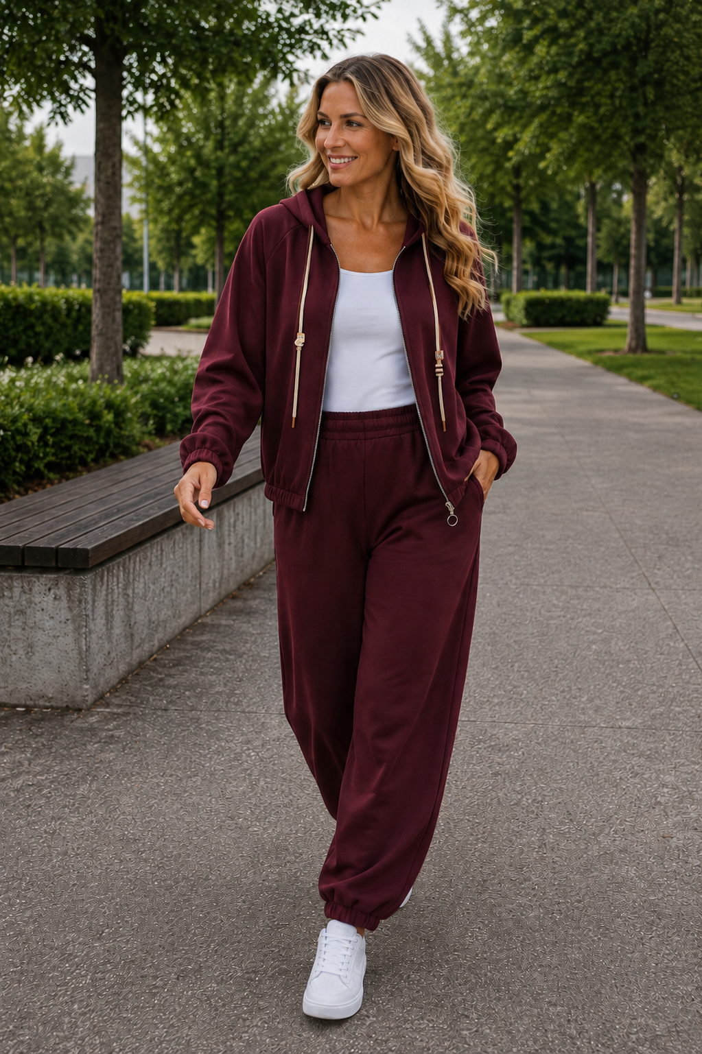 PS JOGGINGPAK 'KOORDJE' | BORDEAUX