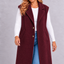 PS GILET LANG 'TEDDY' | BORDEAUX