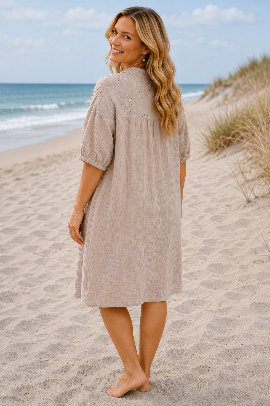 PS TUNIEK 'KATOEN' | BEIGE