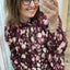 BLOUSE ‘INGE’ | BORDEAUX